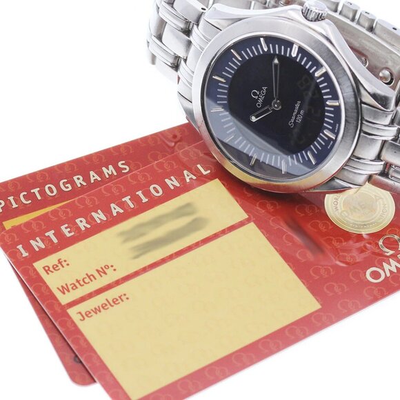 OMEGA Seamaster120 Multi Function 2521.81 Navy Dial Quartz Men\'s Watch_844112 main image 4